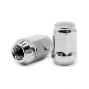 Гайка колесная 12*1,5*44 ключ 19 закрытая, конус 60, Хром 02530