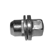 Гайка колесная 12*1,25*37,5 ключ 21 закрытая, шайба, Хром D20 02544