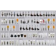Лампа 12v/21w BA15S желтая (1 конт. с цоколем)
