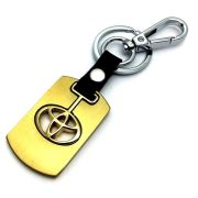 Брелок TOYOTA кожа/металл