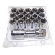 Гайка колесная КНР  под шестигран 12*1,25 к-т  16шт+переходник