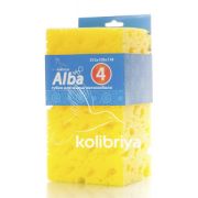 Губка для мытья автомобиля Alba-4 большой 215*120