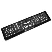 Рамка с нижней защел. Toyota черная